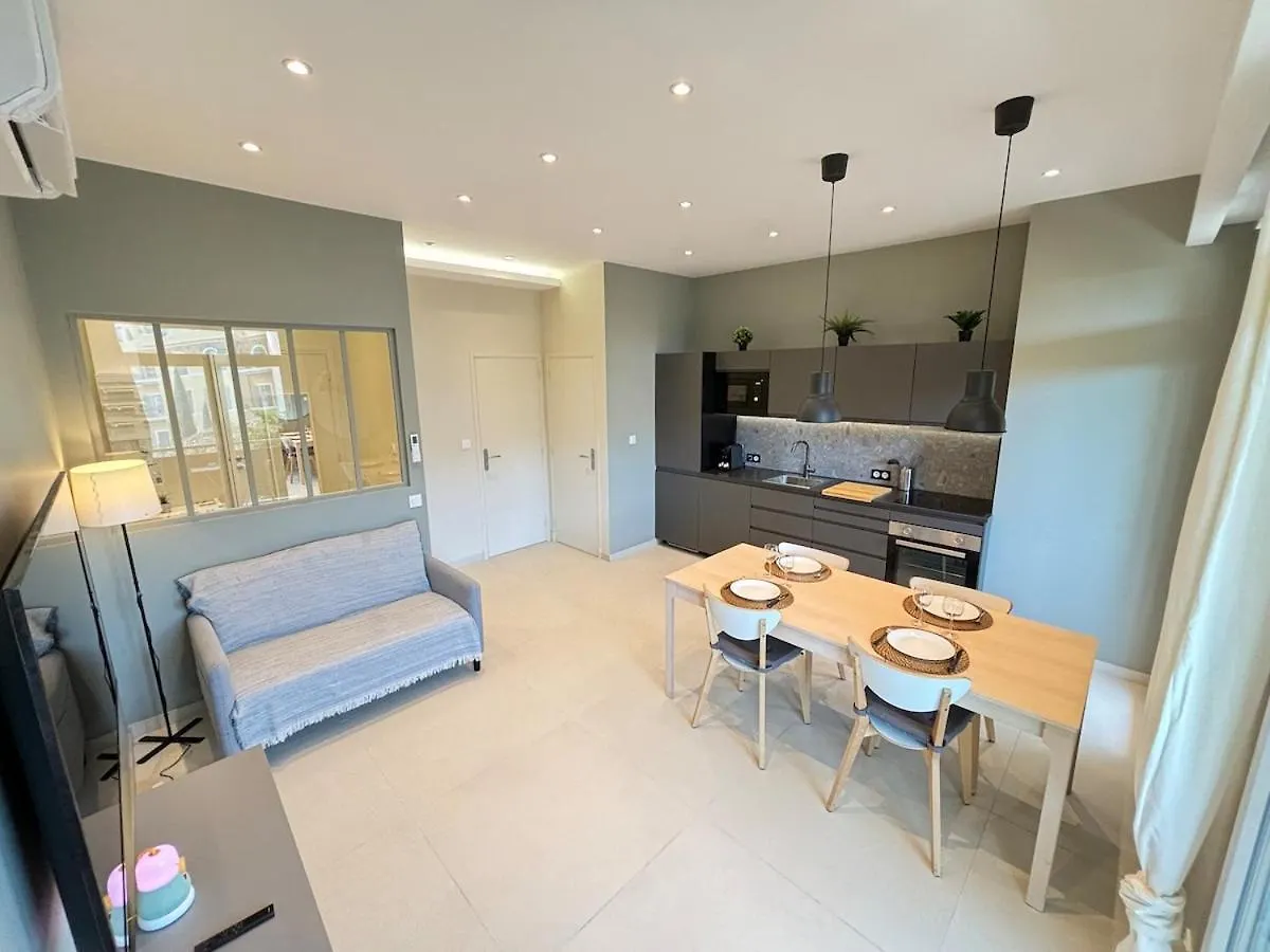 Apartment Nice La Palmeraie Pool Beach Ac