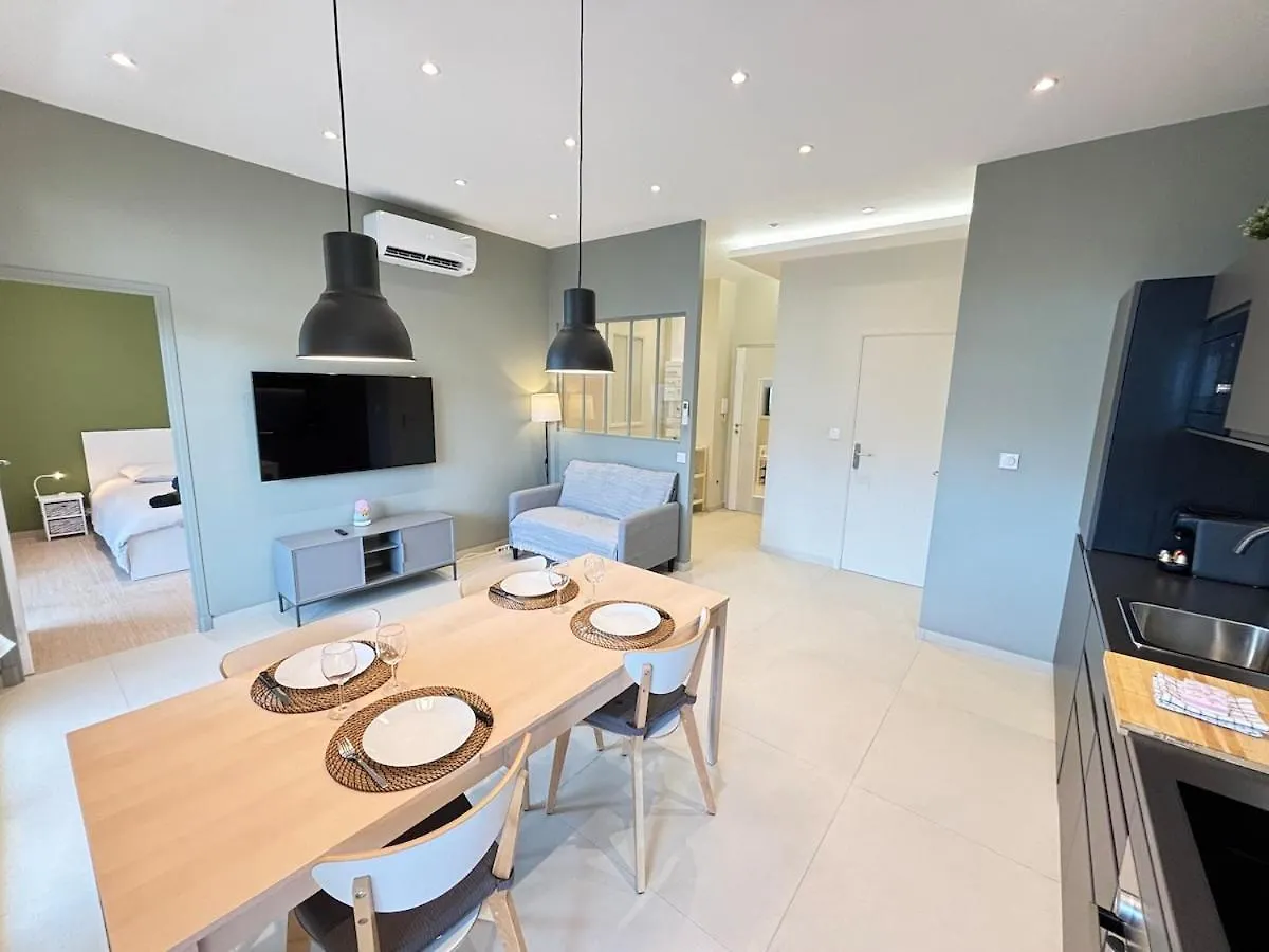 Appartement Nice La Palmeraie Pool Beach Ac
