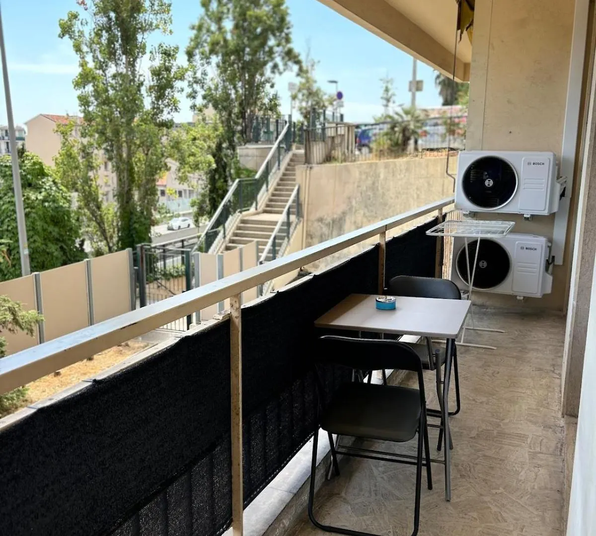 Appartement Nice La Palmeraie Pool Beach Ac